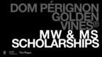 Dom Pérignon partners with Golden Vines® to introduce new Master of Wine &amp; Master Sommelier Scholarships supporting diversity and inclusivity within the industry