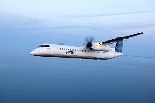 Porter Airlines reprend aujourd'hui son service sans escale depuis l'aéroport Billy Bishop de Toronto, jusqu'au 28 mai 2022. (Groupe CNW/Porter Airlines)