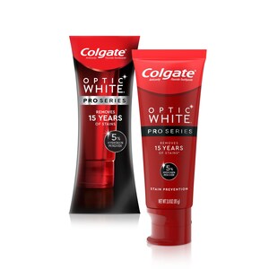 Colgate® Introduces New Colgate® Optic White® Pro Series Whitening Toothpaste, Removes 15 Years of Stains in Just 2 Weeks*