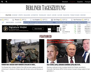 BERLINER TAGESZEITUNG informa en cuatro idiomas las 24 horas del día