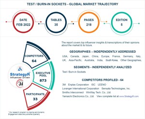New Analysis from Global Industry Analysts Reveals Steady Growth for Test / Burn-in Sockets, with the Market to Reach $1.9 Billion Worldwide by 2026