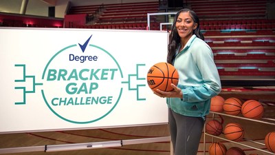 Degree® has partnered with 2x-WNBA Champion and 2x-NCAA® Champion Candace Parker, a well-known voice in sports equity, for the #BracketGapChallenge.
