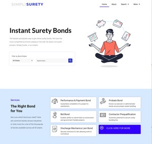 SimpliSurety Launches Instant Online Surety Bond Platform to Get You Bonded Fast