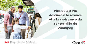 Le gouvernement du Canada investit dans la croissance économique et communautaire du centre-ville de Winnipeg