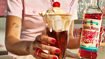 Captain Morgan Cherry Vanilla Cola Float