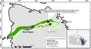 Wyloo Approves $4.9 million 2022 Exploration Program on Orford's West Raglan High Grade Nickel-Copper-Palladium Property