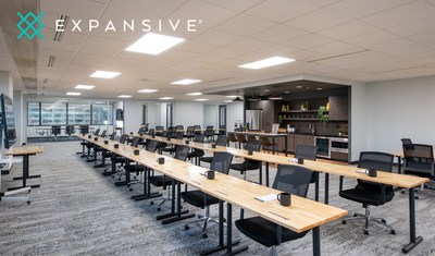 Expansive now offers collaboration rooms for training and conferences with a variety of room configurations at locations nationwide.