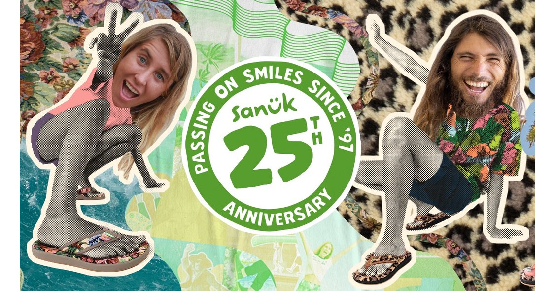 Sanuk Celebrates 25 Years of Keeping It Fur-Real and Passing on Smiles with  Limited-Edition Anniversary Collection