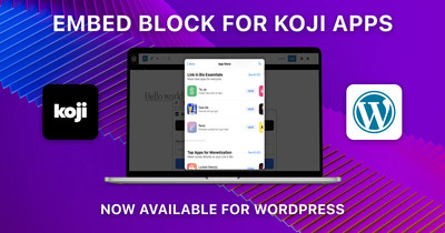 Koji Block Plugin on WordPress
