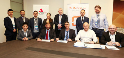 Sungrow and Afcon Contract Signing