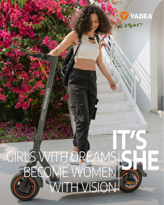 Yadea celebrates International Women's Day with new "IT'S SHE" social media campaign. Yadea celebrates International Women's Day with new "IT'S SHE" social media campaign.