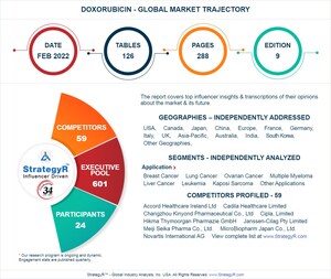 Global Doxorubicin Market to Reach $1.3 Billion by 2026