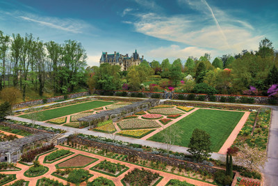 Biltmore Blooms begins April 1 at Biltmore, America's Largest Home. Biltmore Blooms celebrates the return of spring, and the legacy of Frederick Law Olmsted, designer of the estate's gardens and grounds. Tulips across the estate signal the start of the season.