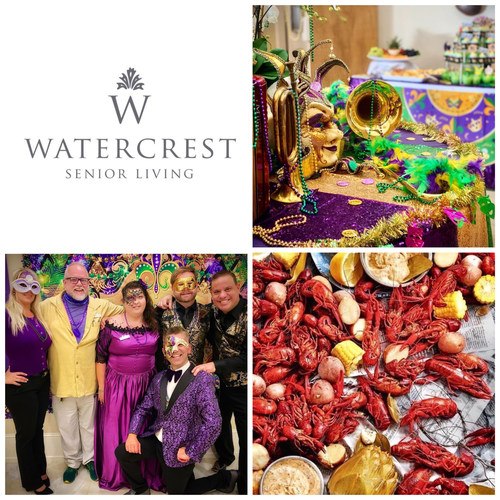 On Fat Tuesday, the Krewe of Watercrest Winter Park Assisted Living and Memory Care brought the lively spirit and festivity of Mardi Gras to the residents, families and friends of their luxury senior living community.