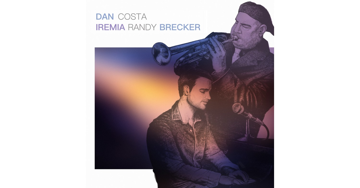 Dan Costa grava com o trompetista de jazz Randy Brecker para uma mensagem de paz