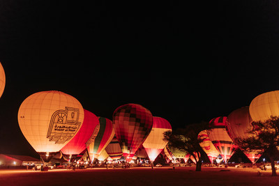 AlUla Moments in association with SAHAB (Saudi Arabian Ballooning Federation) breaks the Guinness World Records? title for the World?s Largest Hot Air Balloon Glow Show on 1st of March 2022