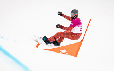 Le mdaill d'or Tyler Turner est de retour en piste vendredi en parasnowboard aux Jeux paralympiques d'hiver de Beijing 2022. PHOTO: Comit paralympique canadien (Groupe CNW/Canadian Paralympic Committee (Sponsorships))