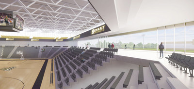 The Bryant Convocation Center and Arena is being designed as a premier athletic facility with state-of-the art features for the University's NEC Champion Men's Basketball team, a welcoming performing arts venue, and a center for campus-wide activities including commencement and convocation.