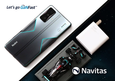 Navitas Drives Xiaomi Redmi K50 Mercedes-AMG Petronas F1 Gaming Phone