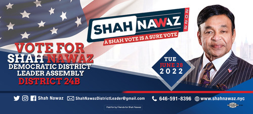 Shah Nawaz's Campaign Flyer designed by IJ Creative Solutions