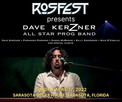 Dave Kerzner and a star-filled cast of musicians will headline RoSFest on April 17, 2022.