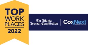 The Atlanta Journal-Constitution Names Sluss+Padgett a Winner of the Atlanta Top Workplaces 2022 Award