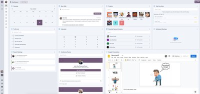 From the ClearSoftware platform Dashboard you can add numerous widgets including a custom task list, calendar, scheduled meetings, recently opened contacts, to-do list, projects, tasks due soon, conference rooms, recent meetings, buzz wall, calendar and custom widgets.