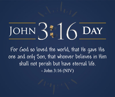 FaithGateway.com celebrates John 3:16 Day on March 16