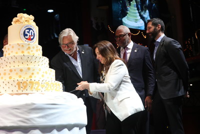 Carnival Cruise Line commemorates 50 years of fun, marking day first cruise set sail.