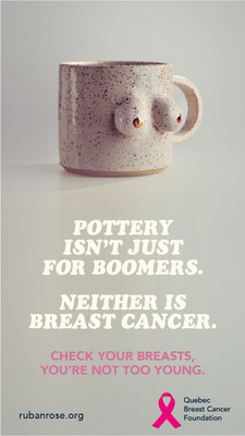 Campaign visual (CNW Group/Quebec Breast Cancer Foundation)