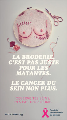 Visuel de la campagne (Groupe CNW/Fondation du cancer du sein du Qubec)