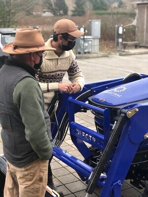 New Sustainable Ag Tool Library Acquires Electric Tractor