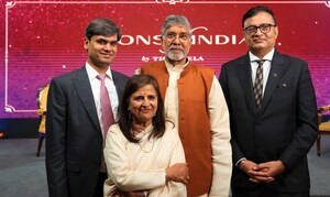 THE LEELA PALACES, HOTELS AND RESORTS WELCOMES NOBEL PEACE LAUREATE KAILASH SATYARTHI TO THEIR ICONS OF INDIA BY THE LEELA INITIATIVE