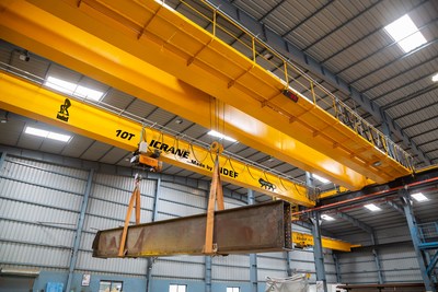 Indef has a wide range of cranes and hoists for all capacities and heights of lift 