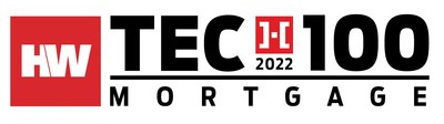 HousingWire 2022 Tech 100 Mortgage Award Logo