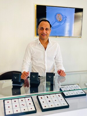 Vikar Ahmed, der Juwelier der Stars, kreiert ein Schmuckstück mit einem der teuersten Edelsteine der Welt