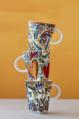For every mug designed by Justin Teodoro in this limited-edition collection, Nespresso has donated $24 to the Ali Forney Center for a total of $500,000.
