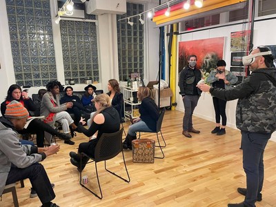 A member meet-up at Solas Studio