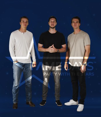 Professional Baseball Players Connor Scott, Kyle Tucker, and Jake Woodford Metaverse Holograms on Famedays.com Launching April 2022. (CNW Group/ImagineAR Inc.)