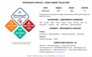 New Study from StrategyR Highlights a $8.9 Billion Global Market for Orthodontic Supplies by 2026