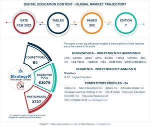 New Analysis from Global Industry Analysts Reveals Steady Growth for Digital Education Content, with the Market to Reach $108.1 Billion Worldwide by 2026