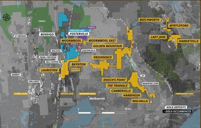 Figure 1 – Fosterville South Overview Map (CNW Group/Fosterville South Exploration Ltd.)