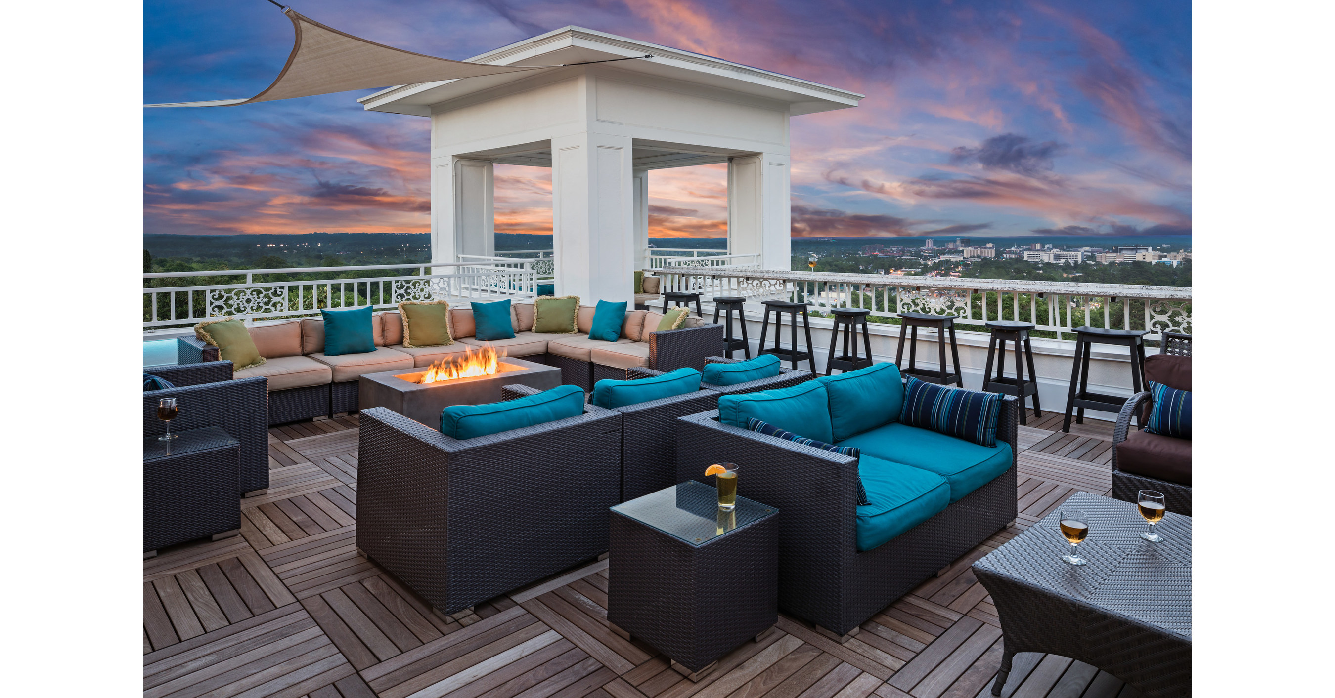 NEW VIP ROOFTOP MASTERS EXPERIENCE DEBUTS AT HISTORIC PARTRIDGE INN IN  AUGUSTA, GEORGIA