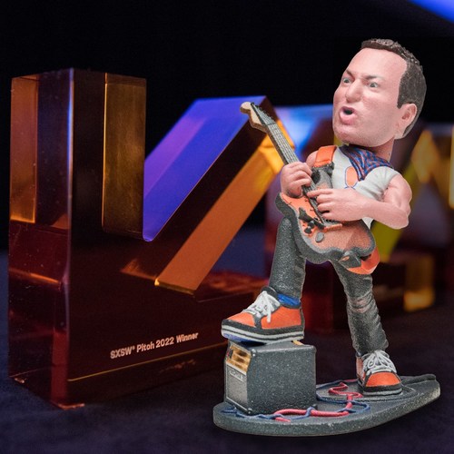 Action Face, the technological leader of 3D scanning and printing action figures, was declared the winner in the Entertainment, Gaming & Content category at the 14th annual SXSW Pitch® held at the Downtown Hilton in Austin, TX.