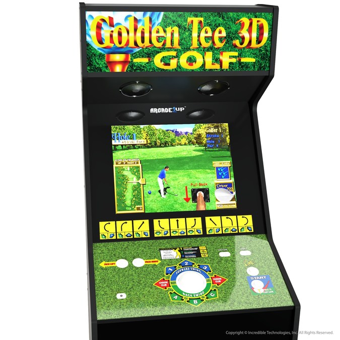 Arcade1Up's New Golden Tee 3D Arcade Machine Available for Pre-Order - Vimarsana News