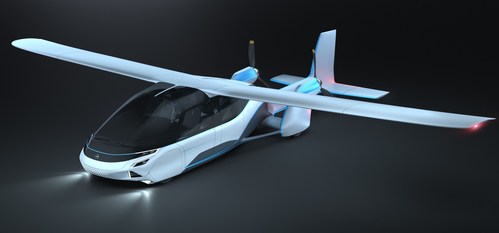 AeroMobil announces the world's first 4-seater flying car: a disruptive door-to-door ride-hailing travel solution. (PRNewsfoto/AeroMobil)