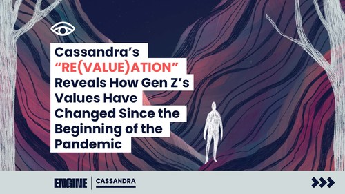 Cassandra's new trends analysis, “Re(value)ation," reveals achievement, self-direction, and security continue to be Gen Z’s top three values— both before and after the pandemic. However, since the start of the pandemic, Cassandra finds that Gen Zs are questioning what is security or achievement, and they’re thinking critically of what it even means to contribute to well-being.