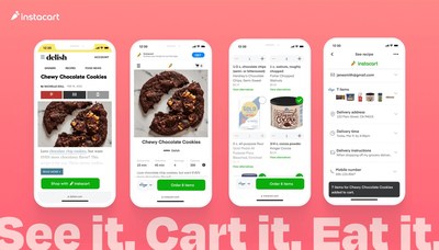 Instacart Shoppable Recipes- Hearst Delish Integration