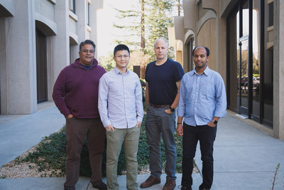 Clockwork's Balaji Prabhakar, Yilong Geng, Mendel Rosenblum and Deepak Merugu (PRNewsfoto/Clockwork)