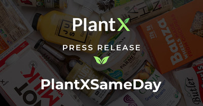 PlantX Launches Same-Day Grocery Delivery Across Ottawa and Toronto, Ontario (CNW Group/PlantX Life Inc.)